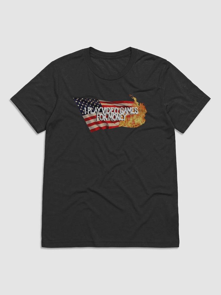 I PLAY VIDEO GAMES FOR MONEY T-SHIRT [BLACK] product image (1)
