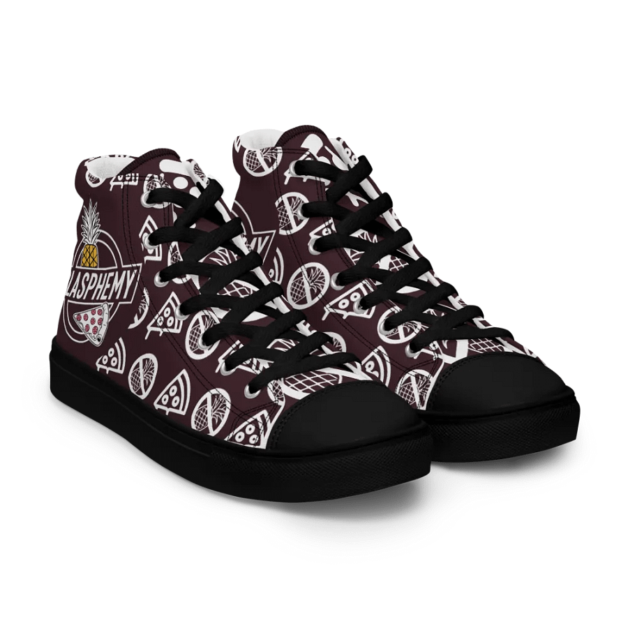 Blasphemy High Top Oxblood Black/Black Female product image (7)