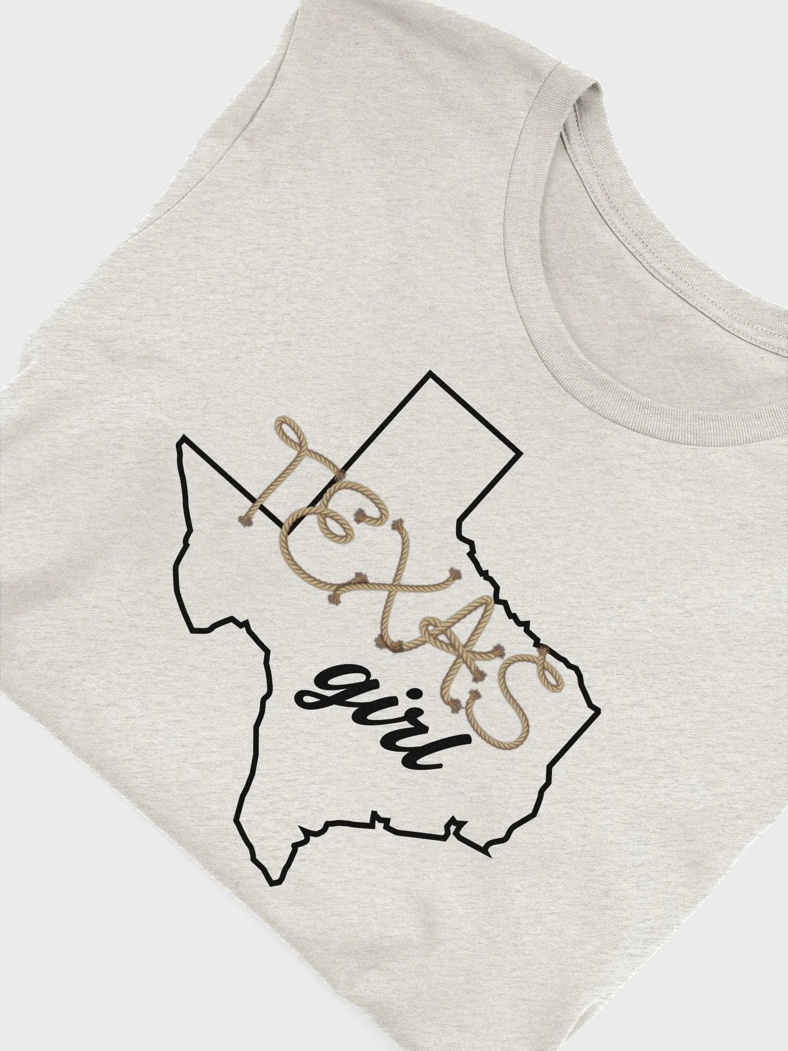 TEXAS GIRL Rope Font Shirt 3 product image (1)