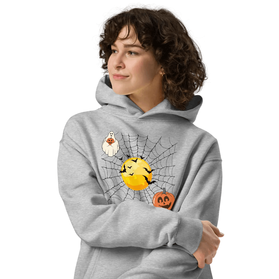 Moonlit Halloween Spirit Oversized Hoodie product image (4)