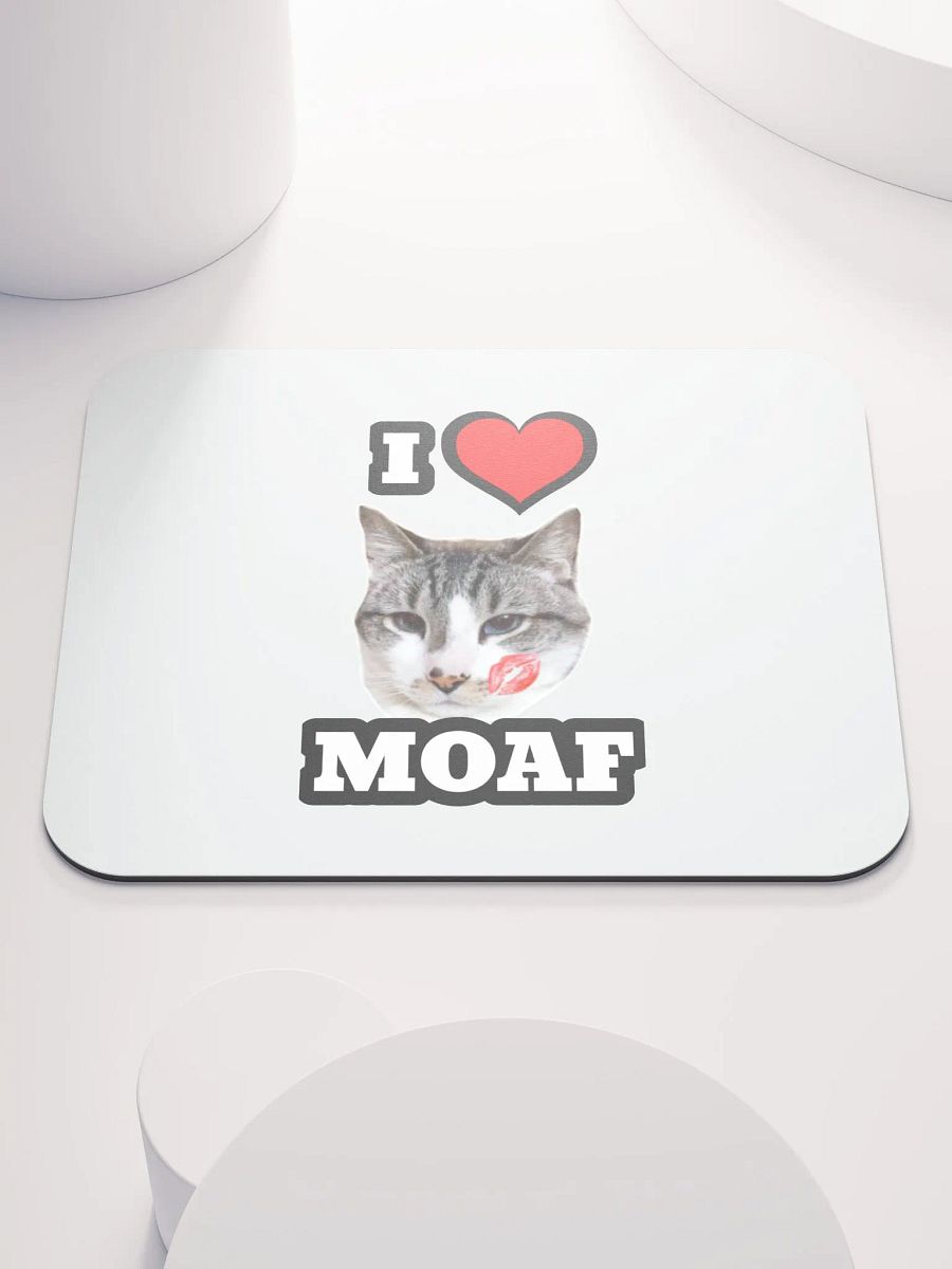 I ❤️ Moaf Mouse Pad product image (1)
