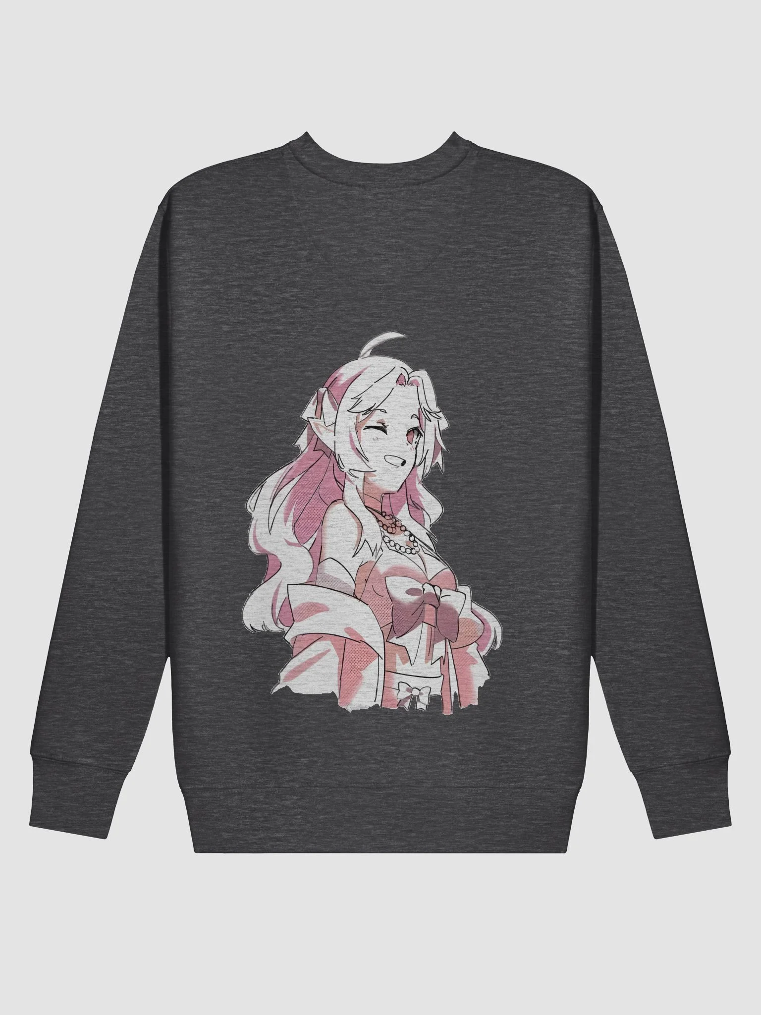 Azuraairy Pink Cursive Sweatshirt product image (5)