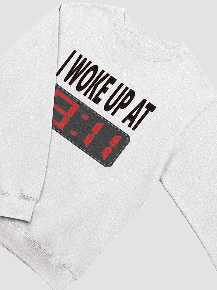 I Woke Up At 9:11 - Lane Seven Premium Crewneck Sweatshirt product image (1)