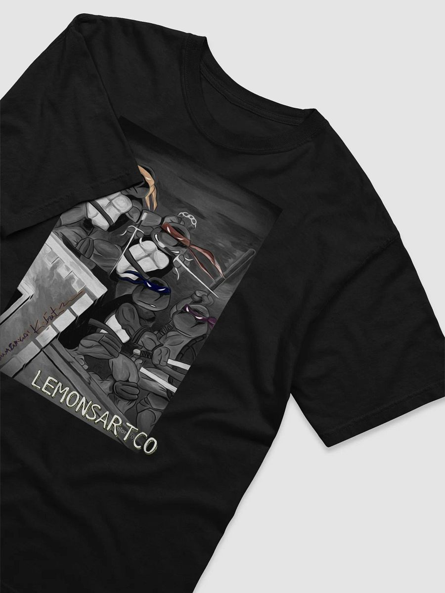 Reptile Teen Shinobi B&W T-Shirt product image (30)