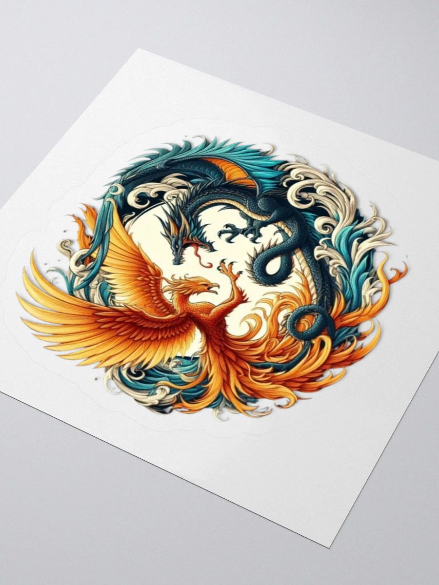 Phoenix vs Dragon Sticker product image (9)