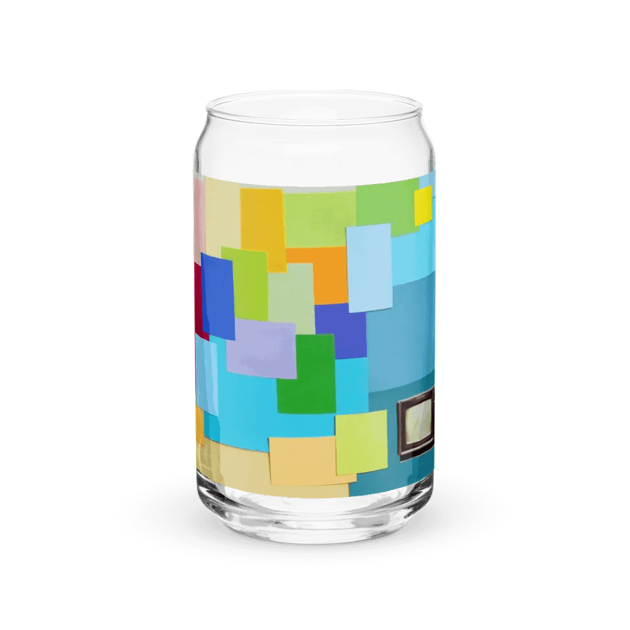 Technicolor TV Beverage Can-Inspired Glassware product image (1)