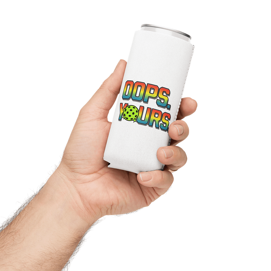 Oops Yours Pickleball Gradient Funk Can Cooler product image (3)
