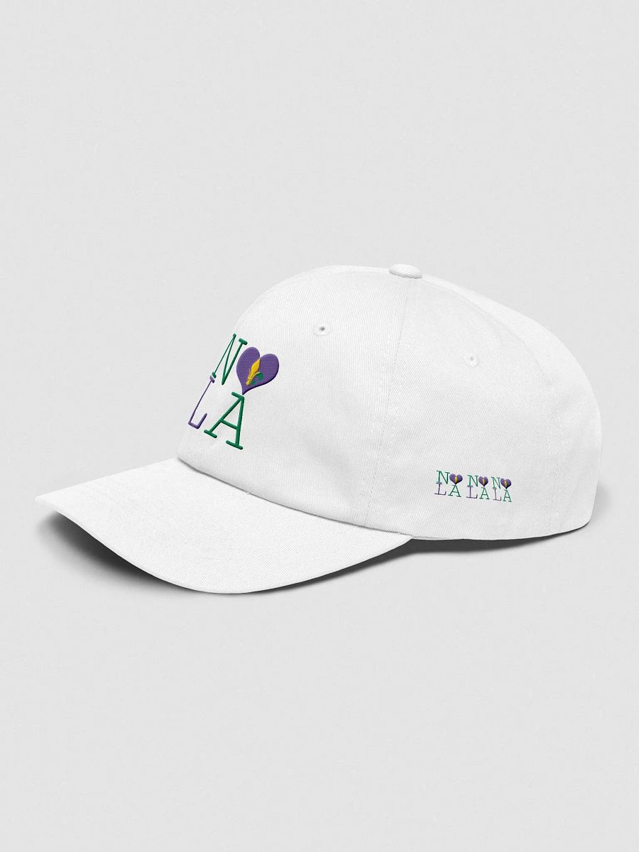 I LOVE NOLA **EMBROIDERED CAP LEGACY LOGO** (MARDI GRAS) product image (3)
