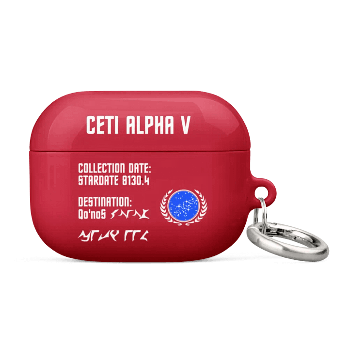 Ceti Eel Caution Label AirPods case product image (1)