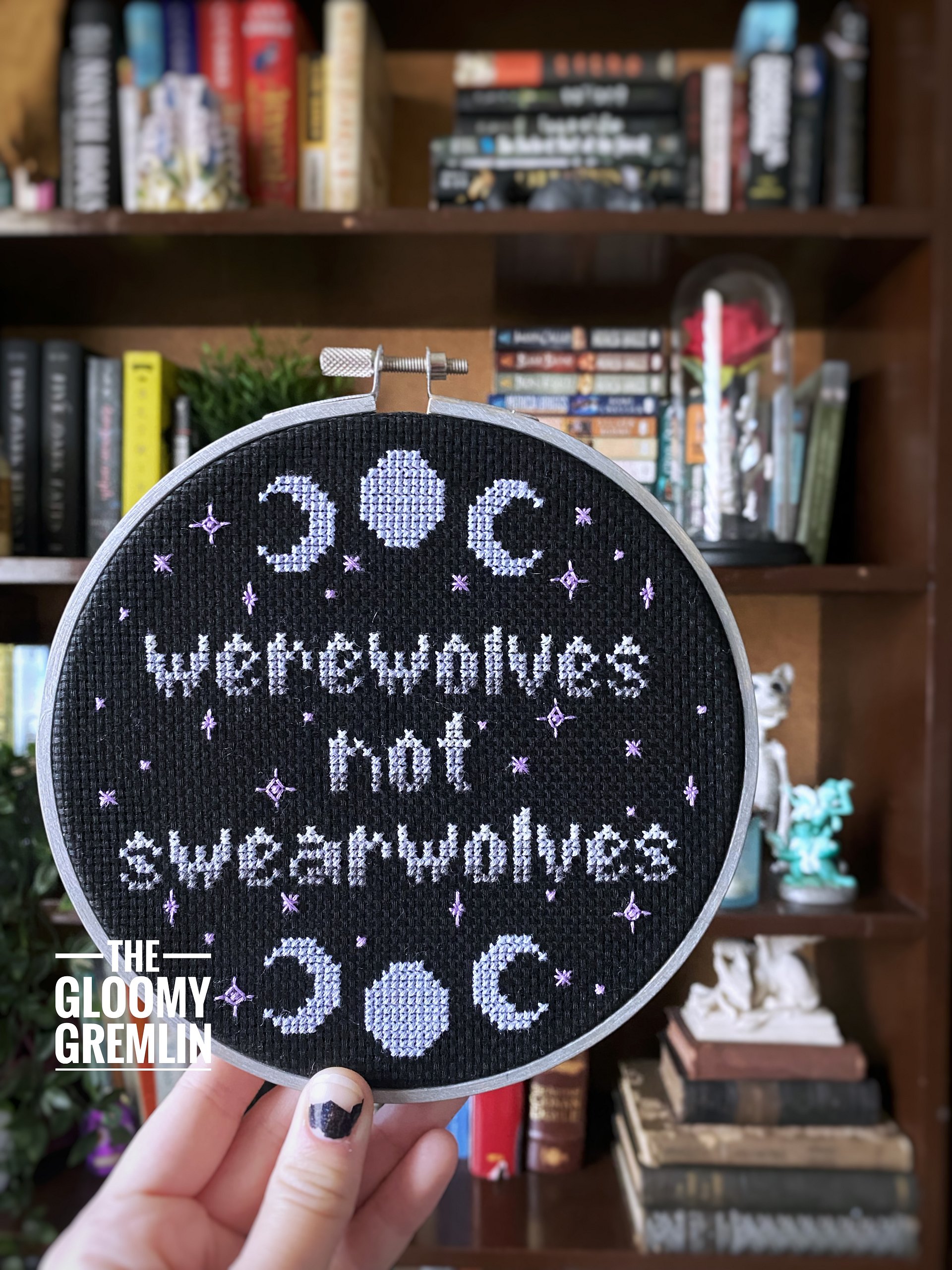 Werewolves Not Swearwolves 2.0 - Cross Stitch Pattern product image (1)