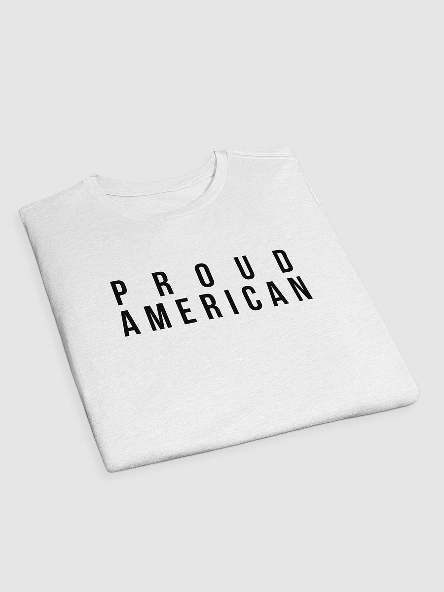 PROUD AMERICAN T-SHIRT - Black Text product image (11)
