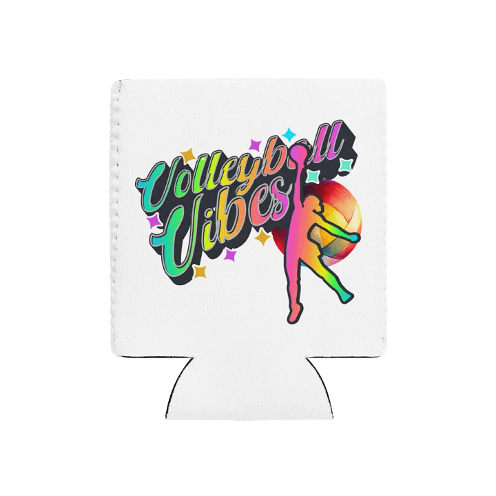 Volleyball Vibes Female Can Cooler product image (1)