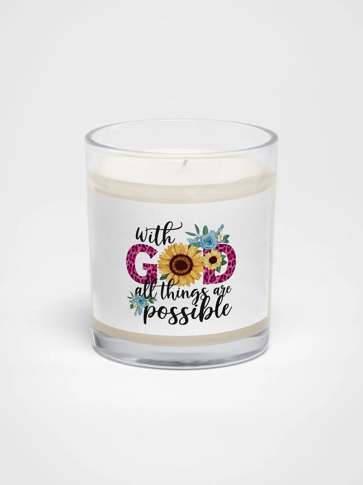 With God All Things Are Possible Soy Candle product image (1)