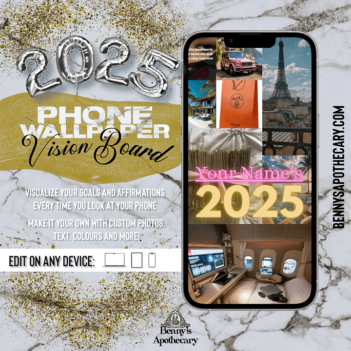 2025 Vision Board Wallpaper product image (1)