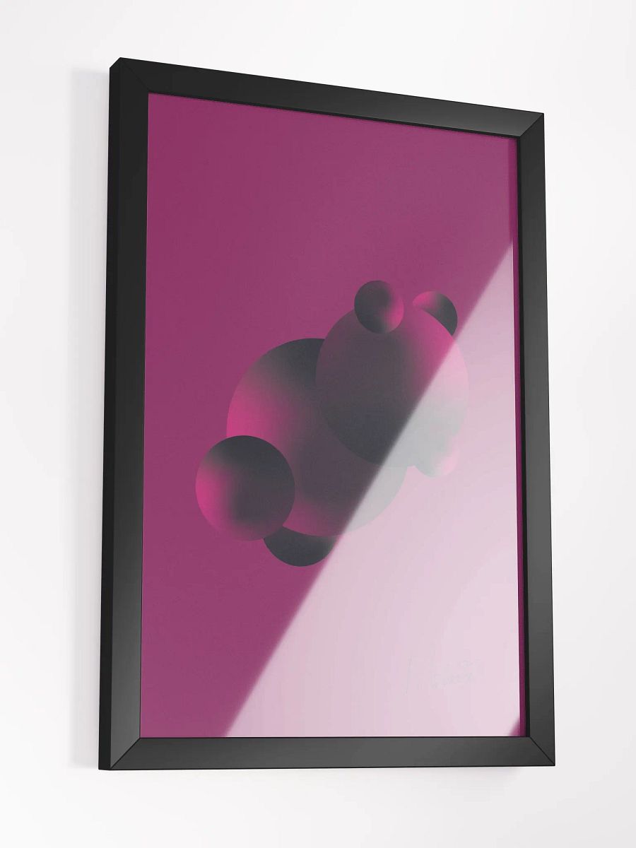 Purple Bear Framed Matte Poster product image (3)