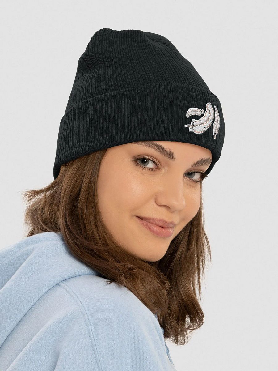 Orange Feather Light Knit Beanie product image (6)