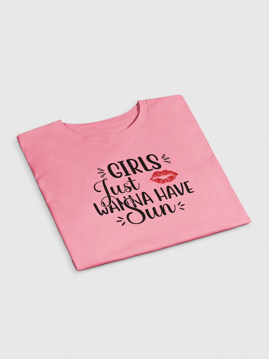 Girls Just Wanna Have Sun Crop Top Women's T-Shirt product image (13)