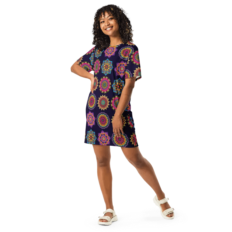 Kaleidoscope Mandala T Dress product image (11)