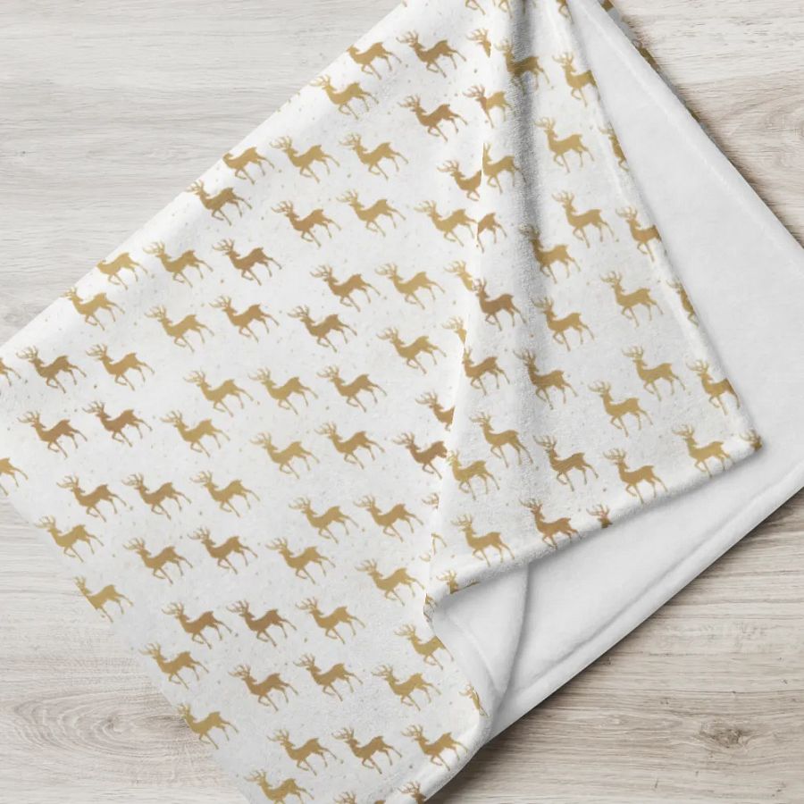 Golden Deer Blanket product image (5)