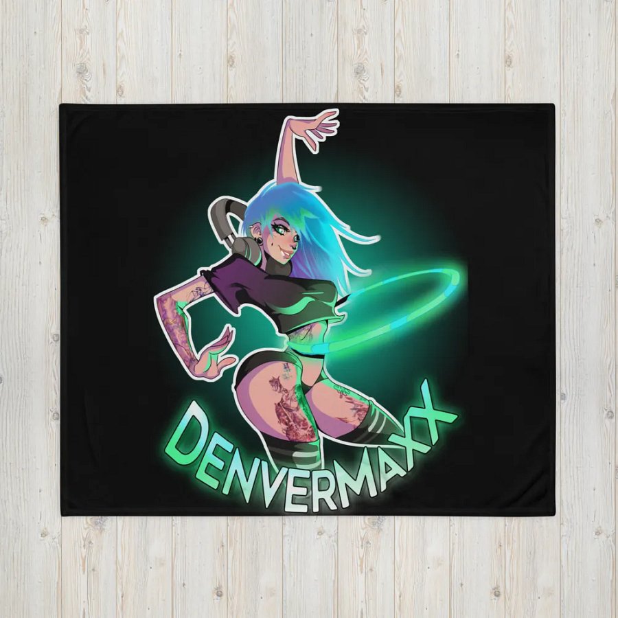 Hoop Ninja Throw Blanket product image (16)