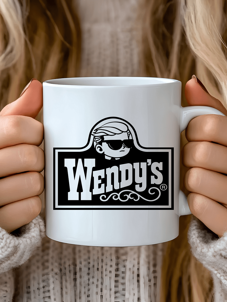 Wall Street Wendy’s 11oz Coffee Mug – Cool Retro Logo Design – Funny Coffee Lover Gift for Wendy’s Fans and Meme Enthusiasts product image (3)