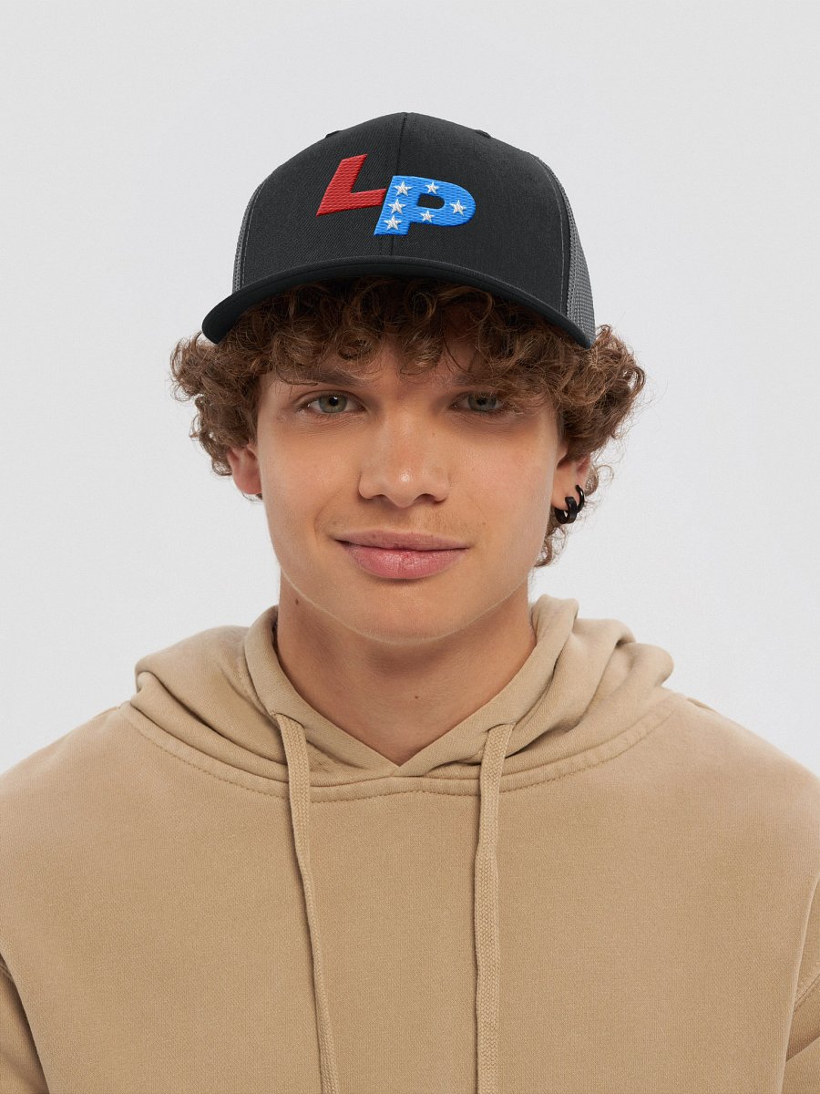 LP Trucker Hat Red, White, and Blue product image (5)