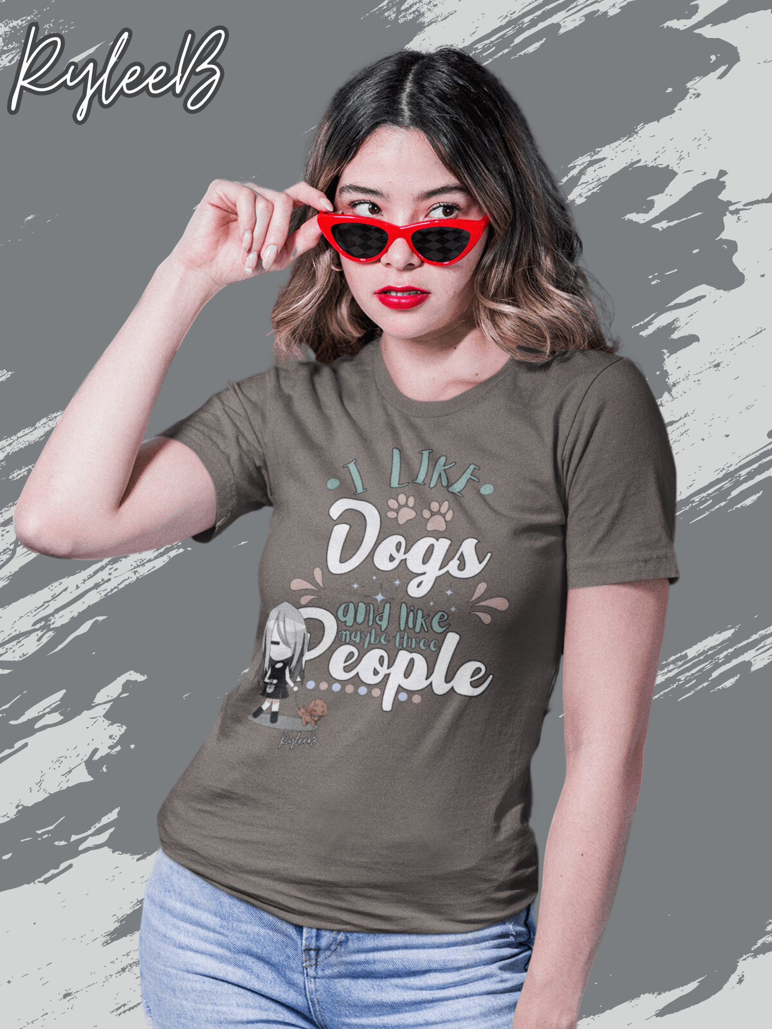 Dog lover introvert t-shirt - Puppy Company by RyleeB product image (2)