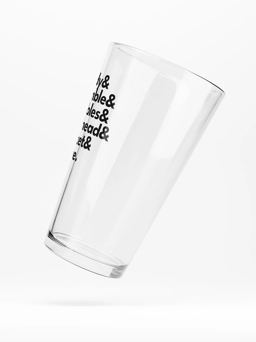 The Brass Cannons' Drinking Buddy Pint Glass product image (5)