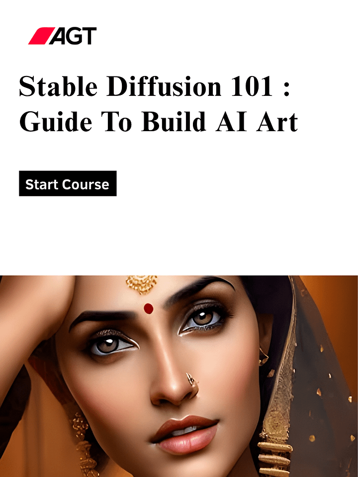 Stable Diffusion 101 : Beginner's Guide To Building AI Art product image (1)