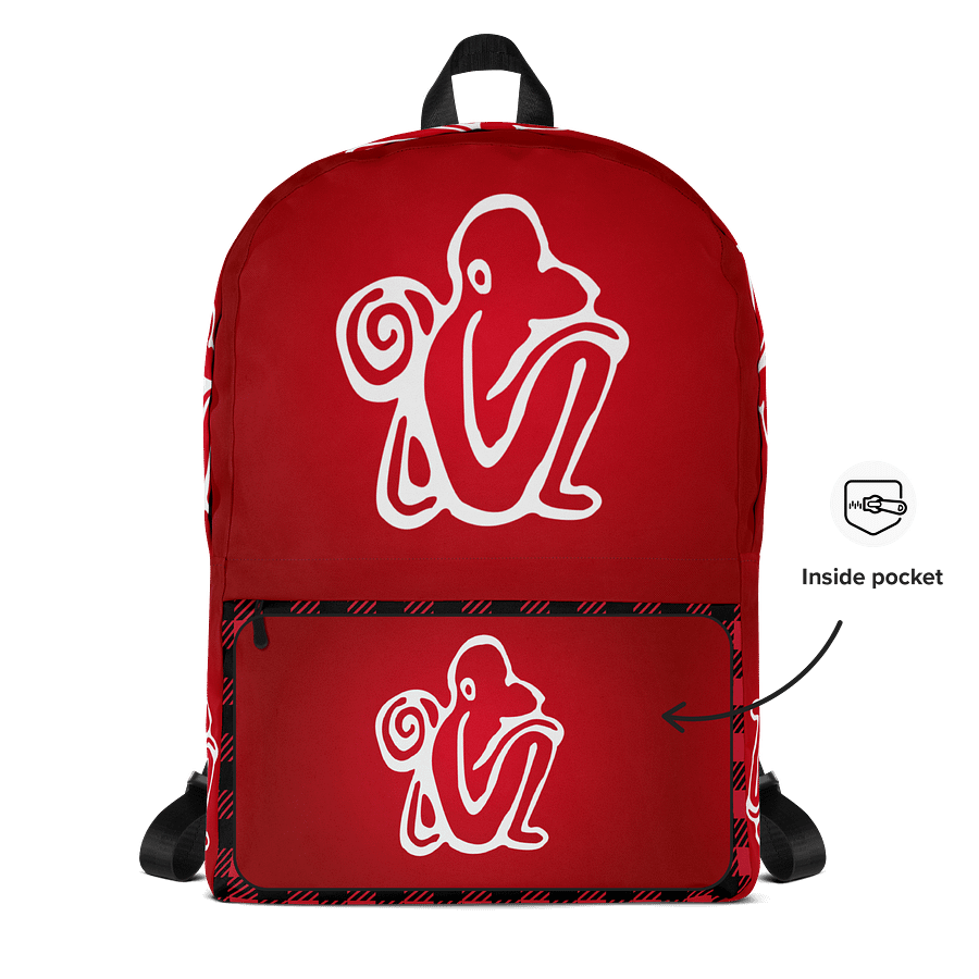 Symmetrical New Monkey All-Over Print Backpack product image (5)