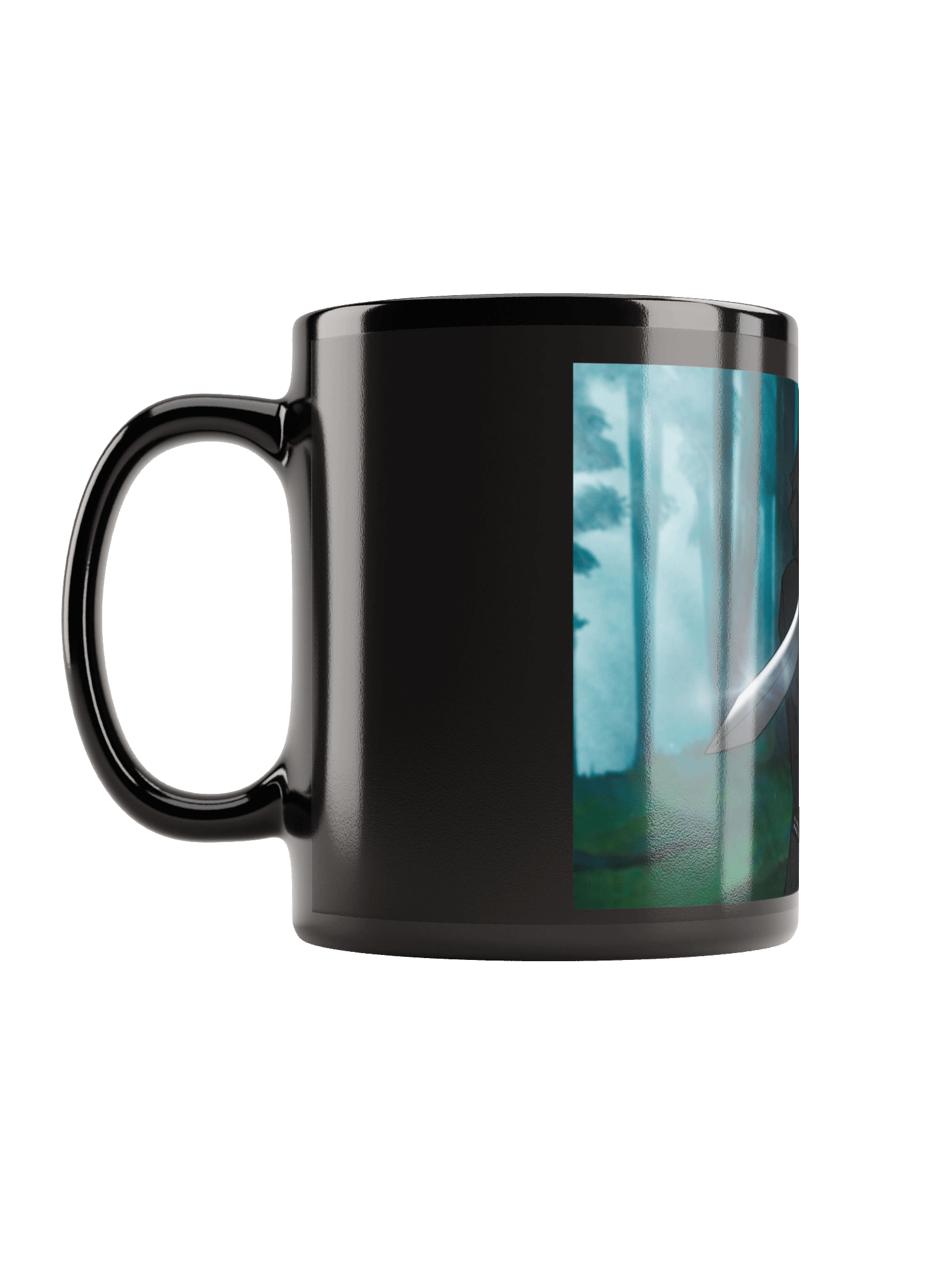 Cartoon Shadow (eye showing) Mug (Black) product image (12)