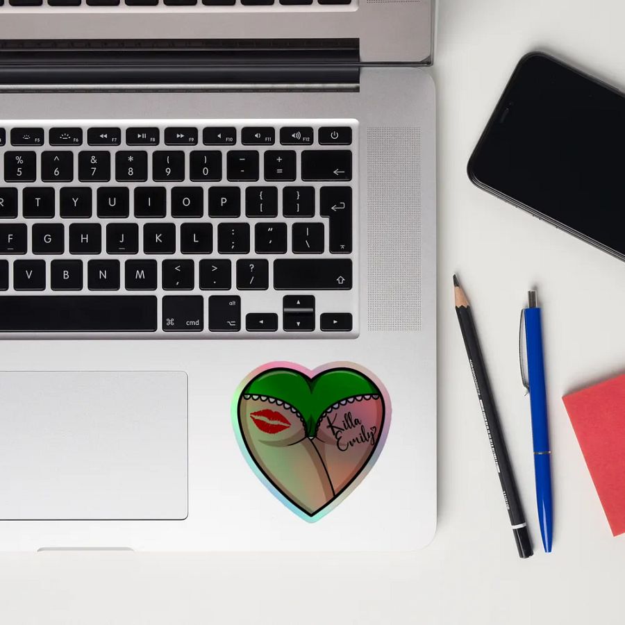 HEART BUTT STICKER product image (12)