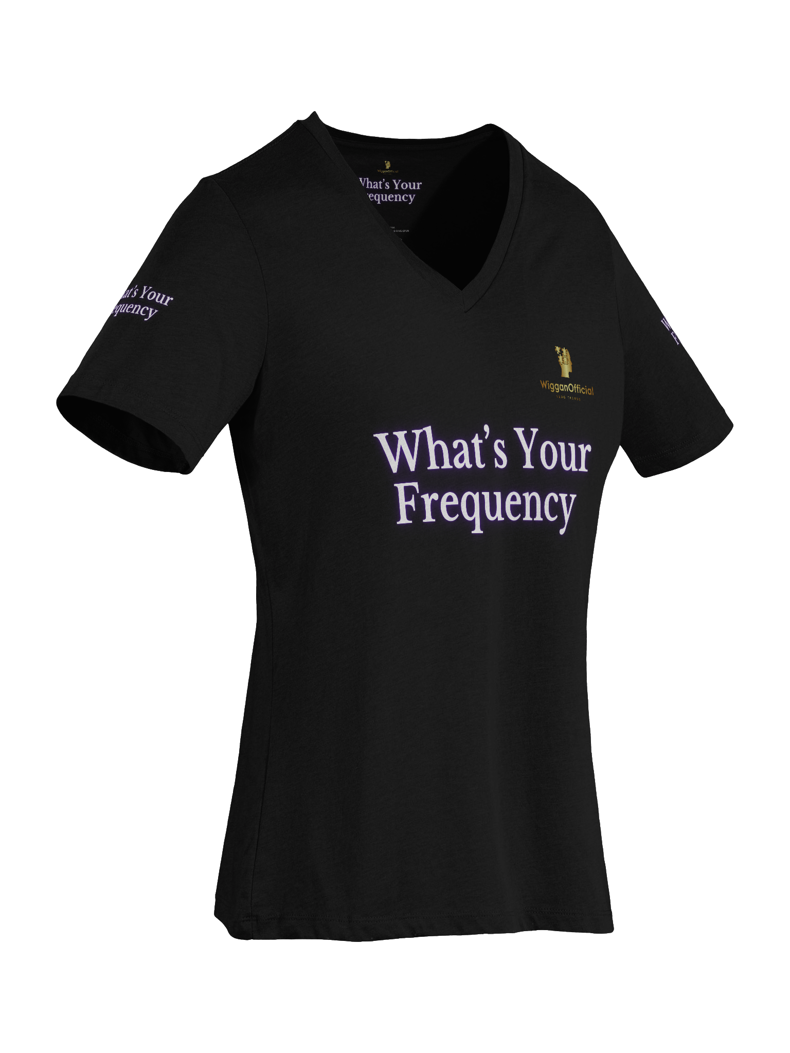 WigganOfficial Frequency V-Neck T-Shirt product image (37)