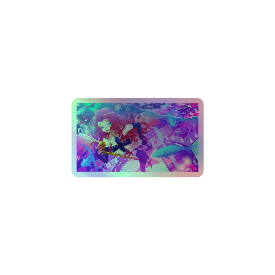 Pink Pony Club Metal Holo Sticker product image (1)