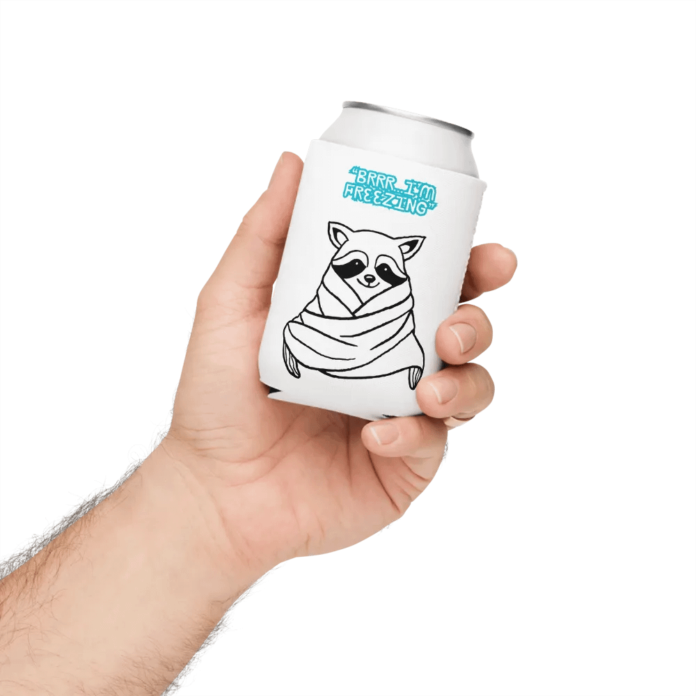 Chilly Raccoon Can Cooler product image (5)