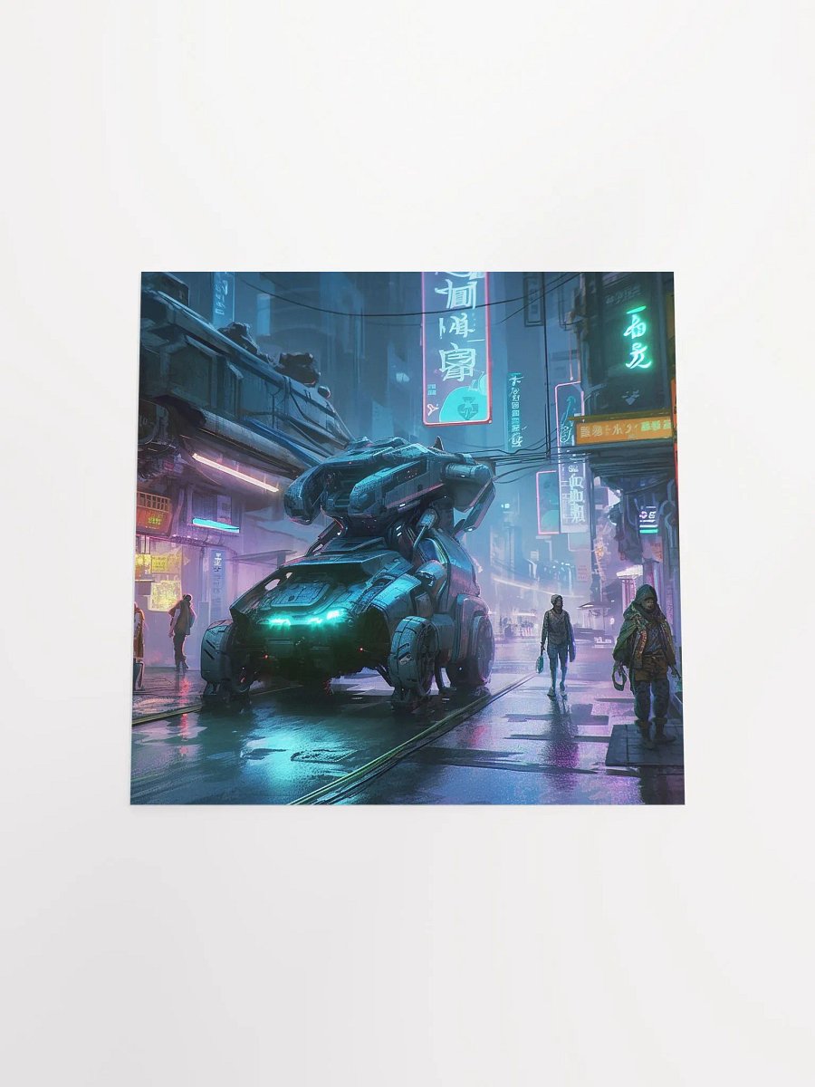 Neon Cyber City Poster product image (13)