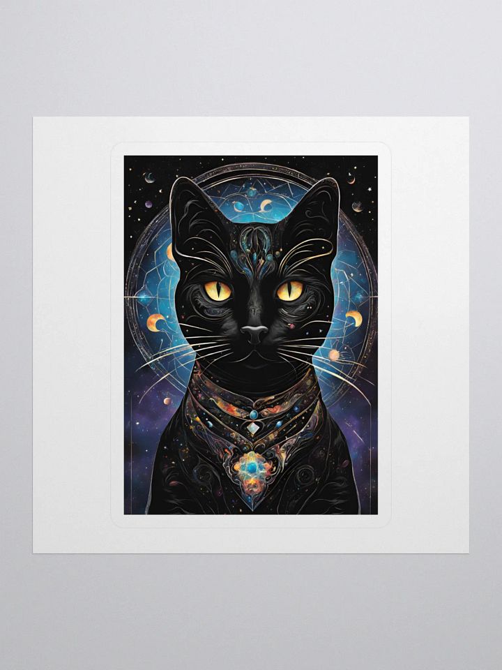 Cosmic Cat Fantasy Kiss Cut Stickers product image (1)