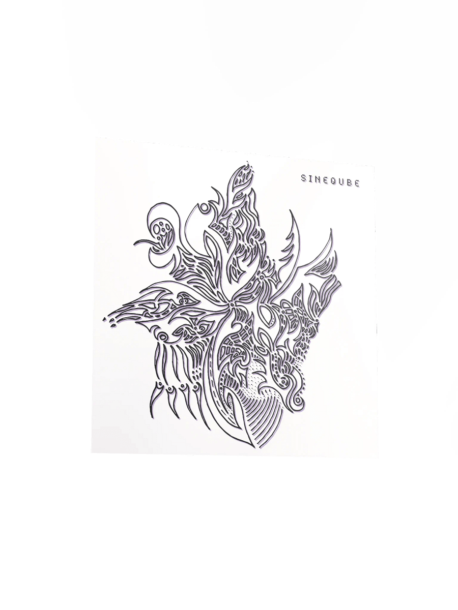 Album Cover Art Print Sineqube's "Abiogenesis" product image (5)