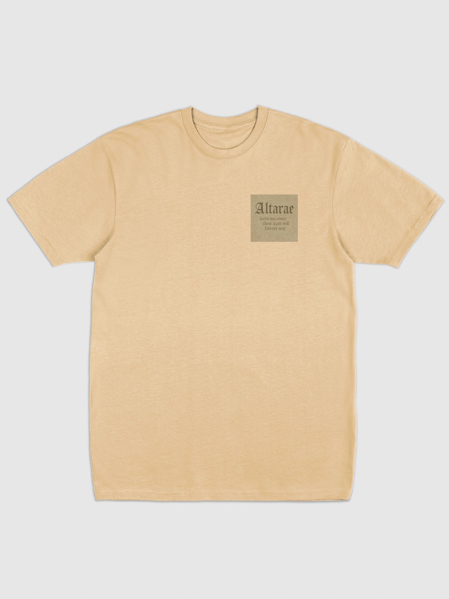 Altarae “Forever Stay” Pocket Tee – Sand Ritual Edition product image (1)