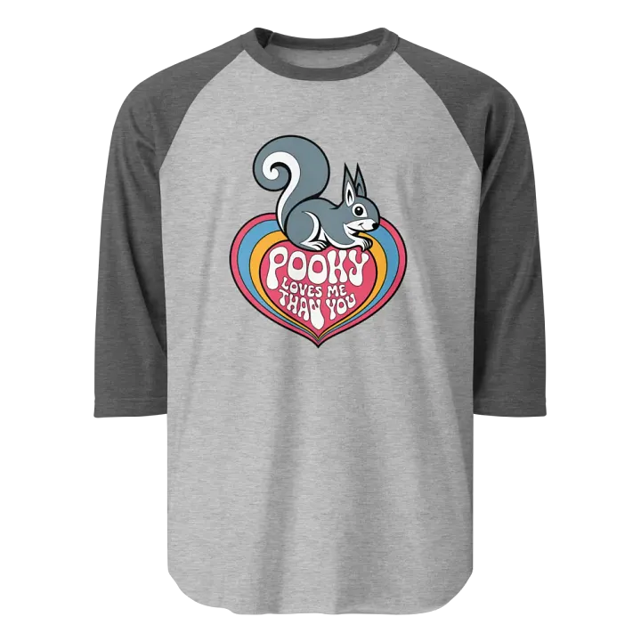Pooky's Heartfelt Message Raglan Tee product image (1)