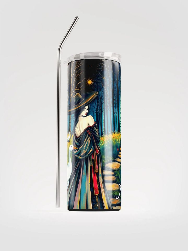Starry Night Geese Stainless Steel Tumbler product image (1)