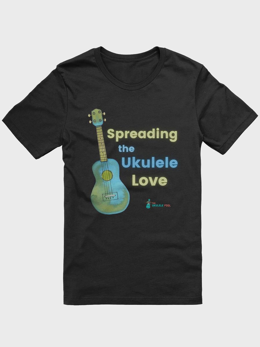 Yellow and Blue Spreading the Ukulele Love T-Shirt product image (1)