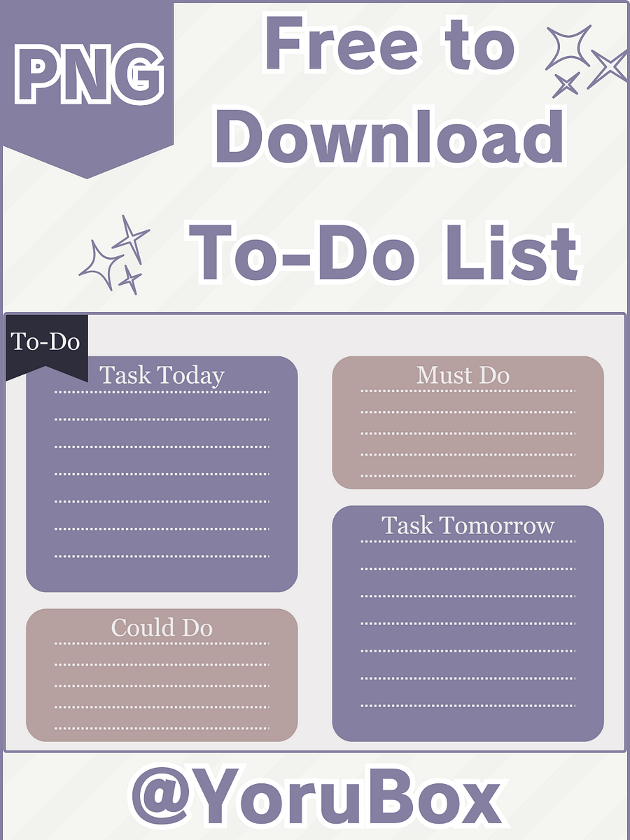 Cute Free Printable To-Do List Template 001 product image (3)