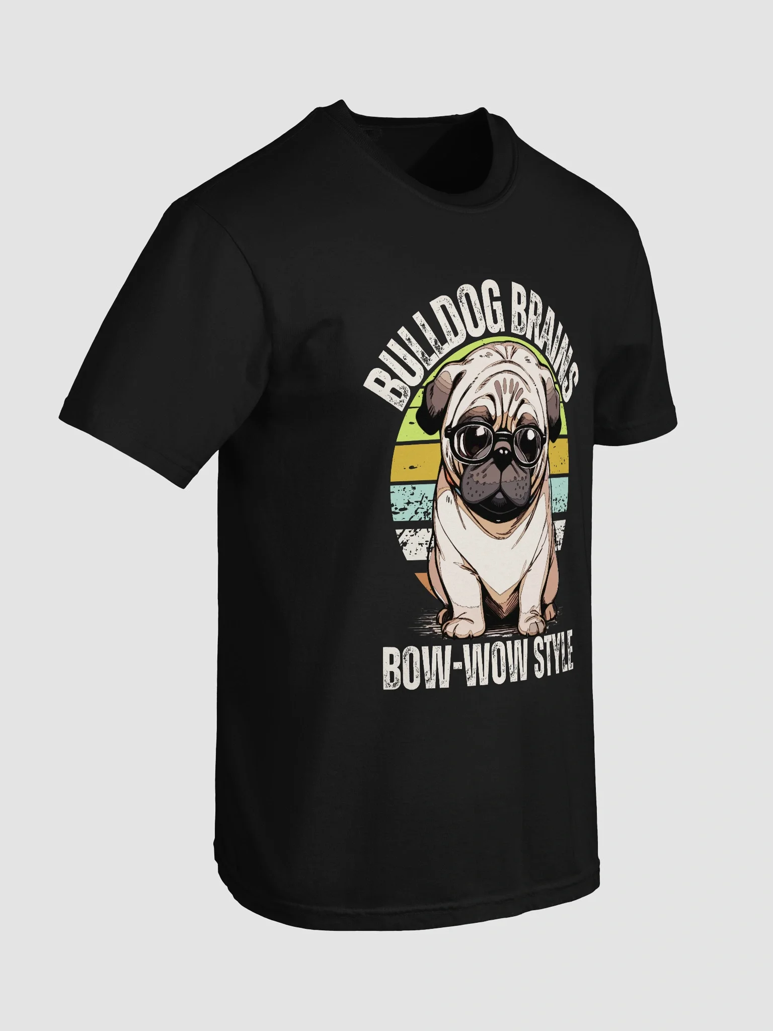 Bulldog Brains Bow wow style shirt for him product image (108)