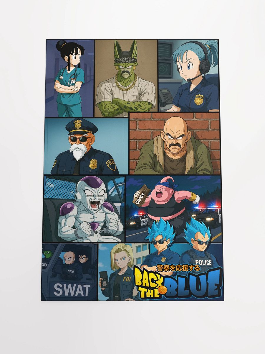 Back The SSJ Blue Poster Print product image (1)