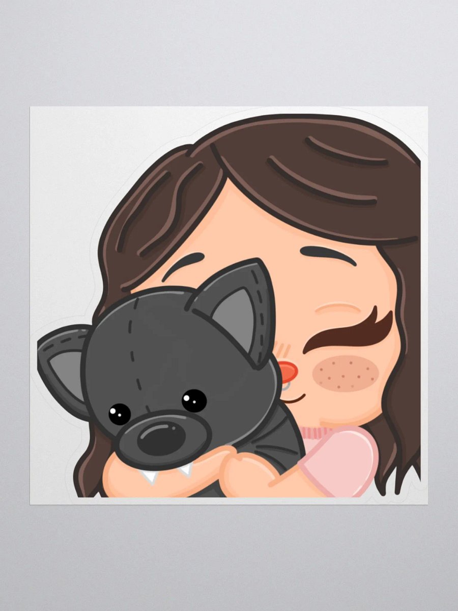 Angela Rose ft Moonlight the Bat Sticker product image (1)
