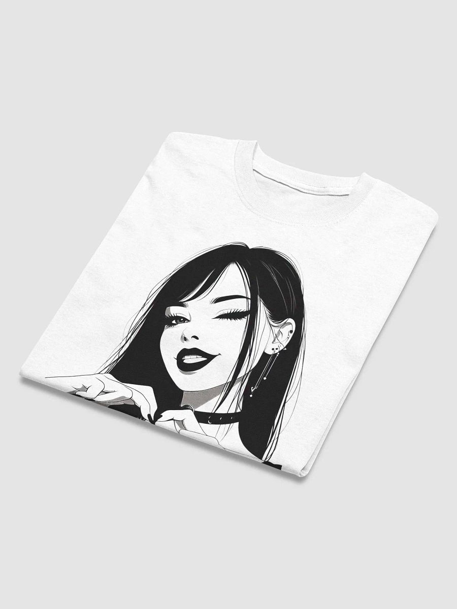 Confident Charm #Stylish Heavyweight White T-Shirt product image (4)