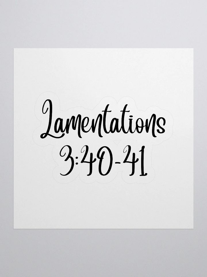 Lamentations 3:40-41 product image (1)