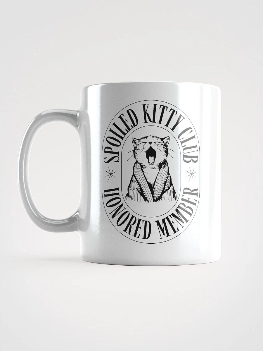 Spoiled Kitty Club White Glossy Mug product image (1)