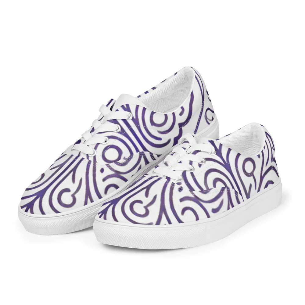 Ornate Floral Symmetry Canvas Shoes product image (9)